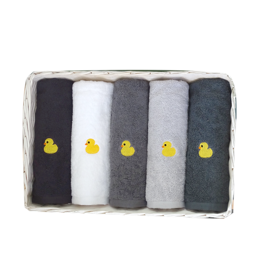 rubber duck face towel
